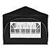 Tenda per feste a pop-up 575 x 288 x 245 cm Nero Tessuto Oxford - Foto miniatura 7