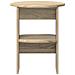 Mobile laterale Rovere Sonoma Ø40 x 50 cm Legno ingegnerizzato - Foto miniatura 5
