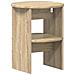 Mobile laterale Rovere Sonoma Ø40 x 50 cm Legno ingegnerizzato - Foto miniatura 7