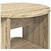 Mobile laterale Rovere Sonoma Ø40 x 50 cm Legno ingegnerizzato - Foto miniatura 9