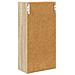 Armadio da bagno a muro Rovere Sonoma 30 x 16 x 62,5 cm - Foto miniatura 8