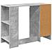 Scrivania Grigio cemento 100 x 40 x 75 cm Legno multistrato - Foto miniatura 8