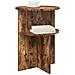 Tavolo laterale Rovere Fumo Ø 39,5 x 55 cm Legno ingegnerizzato - Foto miniatura 3