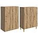 Set di armadi 2 pcs Rovere Artigianale Legno ingegnerizzato - Foto miniatura 3