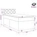 Letto box spring con materasso Grigio Chiaro 90 x 200 cm - Foto miniatura 9