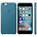 Custodia in Pelle per iPhone 6s Plus Colore Blu Marino - Foto miniatura 5