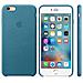 Custodia in Pelle per iPhone 6s Plus Colore Blu Marino - Foto miniatura 6