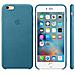 Custodia in Pelle per iPhone 6s Plus Colore Blu Marino - Foto miniatura 8