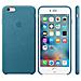 Custodia in Pelle per iPhone 6s Plus Colore Blu Marino - Foto miniatura 9