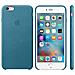Custodia in Pelle per iPhone 6s Plus Colore Blu Marino - Foto miniatura 10