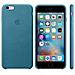 Custodia in Pelle per iPhone 6s Plus Colore Blu Marino - Foto miniatura 1