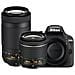 D3400 Nero Kit AF-P 18-55 mm VR + 70-300 mm Sensore CMOS DX 24Mpx Display 3" Filmati Full HD Bluetooth - Foto miniatura 1