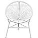 Sedia da Giardino Acapulco in Polyrattan Bianco - Foto miniatura 2
