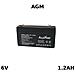 Batteria Piombo Agm 6v 1.2ah - Foto miniatura 1