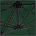 Ombrellone A Sbalzo Con Palo In Acciaio 250x250 Cm Verde - Foto miniatura 2