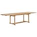 Set da Pranzo per Esterni 9 pz 180-280x100x75 cm Teak Massello - Foto miniatura 2