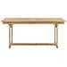 Set da Pranzo per Esterni 9 pz 180-280x100x75 cm Teak Massello - Foto miniatura 5