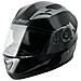 Casco Modulare Apribile Moto Touring Sport Visiera Parasole Nero Xs - Foto miniatura 2