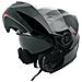 Casco Modulare Apribile Moto Touring Sport Visiera Parasole Nero Xs - Foto miniatura 5