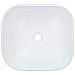 Lavandino 44,5x39,5x14,5 Cm In Ceramica Bianco - Foto miniatura 3