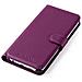 Custodia Compatibile Con Samsung Galaxy S6 Edge In Violetta Ametista - Coperchio Protettiva Con Chiusura Magnetica, Funzione Stand E Tasca Per Le Carte - Foto miniatura 4