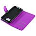 Custodia Compatibile Con Samsung Galaxy S6 Edge In Violetta Ametista - Coperchio Protettiva Con Chiusura Magnetica, Funzione Stand E Tasca Per Le Carte - Foto miniatura 7
