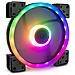 Argus Rgb-fan Set Rs-14 Computer Case Ventilatore 14 Cm Nero - Foto miniatura 3
