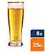 Beerglass Flute ""embossed"" 250ml - Set Of 6 - Foto miniatura 1