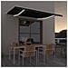 Tenda da Sole Retrattile Manuale con LED 400x300 cm Antracite - Foto miniatura 3