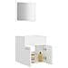 Set Mobili da Bagno 2 pz Bianco in Legno Multistrato - Foto miniatura 10