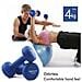Prkned04k Set Di Pesi Per Manubri, 2 Pezzi, 4 Kg, Blu, Neoprene - Foto miniatura 26