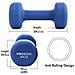 Prkned04k Set Di Pesi Per Manubri, 2 Pezzi, 4 Kg, Blu, Neoprene - Foto miniatura 7