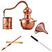 Set Completo Alambicco, Distillatore - Alembic Rame 2l - Foto miniatura 2