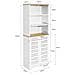 Mobile Bagno Mobile Cucina Mobile Studio Armadio Alto Colonna Scaffale Bzr44-w - Foto miniatura 3
