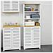 Mobile Bagno Mobile Cucina Mobile Studio Armadio Alto Colonna Scaffale Bzr44-w - Foto miniatura 5
