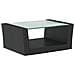 Set Divani Da Giardino 16 Pz Con Cuscini In Polyrattan Nero - Foto miniatura 6