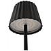 Lampada Da Tavolo Led Ricaricabile Nera 38 Cm K-light Nero - Foto miniatura 2