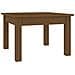 Tavolino Da Salotto Miele 45x45x30 Cm Legno Massello Di Pino - Foto miniatura 2
