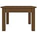 Tavolino Da Salotto Miele 45x45x30 Cm Legno Massello Di Pino - Foto miniatura 3