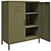 Bradford Armadio Con 1 Anta In Verde Oliva - Foto miniatura 3