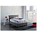 Letto Piazza E Mezza Chicca, Letto Contenitore Con Rivestimento In Tessuto, 100% Made In Italy, Apertura Frontale, Con Materasso Cm 120x200 Incluso, Grigio - Foto miniatura 2