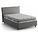 Letto Piazza E Mezza Chicca, Letto Contenitore Con Rivestimento In Tessuto, 100% Made In Italy, Apertura Frontale, Con Materasso Cm 120x200 Incluso, Grigio - Foto miniatura 3