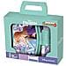 Disney Set Borraccia Da 380 Ml E Sandwich Box Azzurra Per Bambini In Plastica Frozen Con Banda Antiscivolo E Chiusura Di Sicurezza - Foto miniatura 2