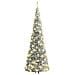Albero Di Natale Artificiale Pop-up Neve Fioccata 150 Led 180cm - Foto miniatura 5