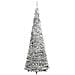 Albero Di Natale Artificiale Pop-up Neve Fioccata 150 Led 180cm - Foto miniatura 6