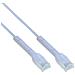 Cavo Slim Patch di Rete Pieghevole in Rame Cat. 6A U /UTP 2m Bianco - Foto miniatura 2
