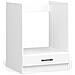 Mobile da cucina per incasso del forno OLIWIA, 1 anta, 60x55x82 cm, Colore Bianco - Foto miniatura 1