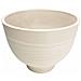 Vaso Tondo Basso Largo Da Giardino In Fibra Di Argilla 41x41x27 Cm Hoya - White - Foto miniatura 1