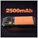 Telefono Resistente 6 Lte Ip68 Rete 4g Batteria 2500mah, Nero / Arancione - Foto miniatura 2