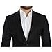 Blazer Slim Fit In Seta Nera - It48 - M - Foto miniatura 5